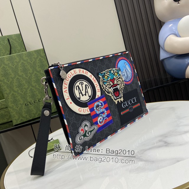 Gucci專櫃古馳最新款Ophidia系列手包男士手拿包 jh2281型號：496346
